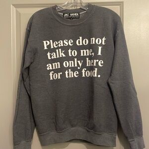 Grey Graphic Crewneck